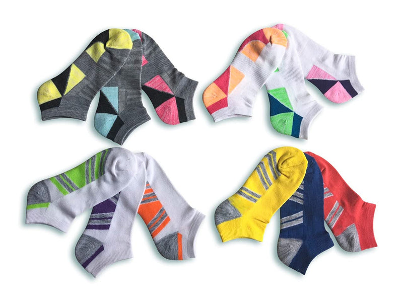 Tipi Toe Women's 12-Pairs Low Cut Athletic Sport Peformance Socks Sp34-12 - BeesActive Australia