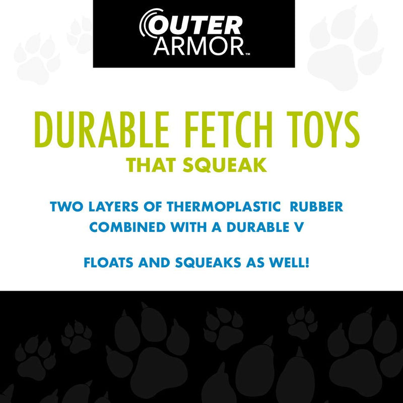Hero Outer Armor, Fetch Dog Toy, Floats & Squeaks Propeller - Blue - BeesActive Australia