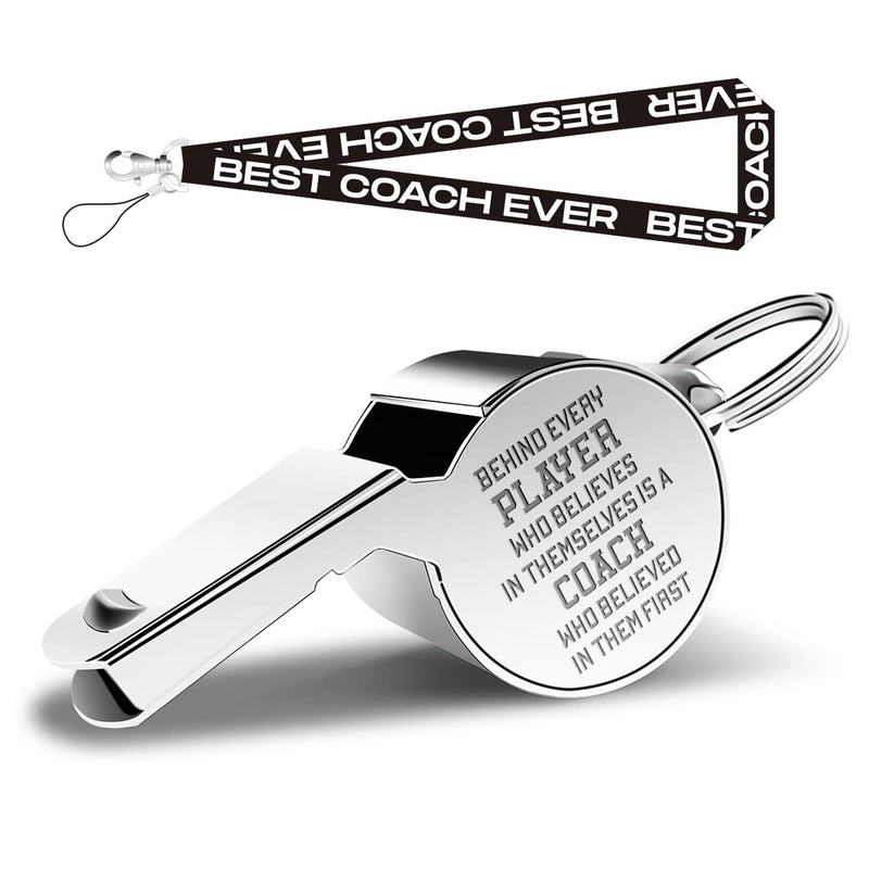 Whistles With Lanyard, Coach Whistle, Football Gifts, Soccer Hockey Basketball Volleyball Baseball Coach Gifts for Men Women Teacher, Thank You Cheer Coach Gift - Coach Who Believed In Them First - BeesActive Australia