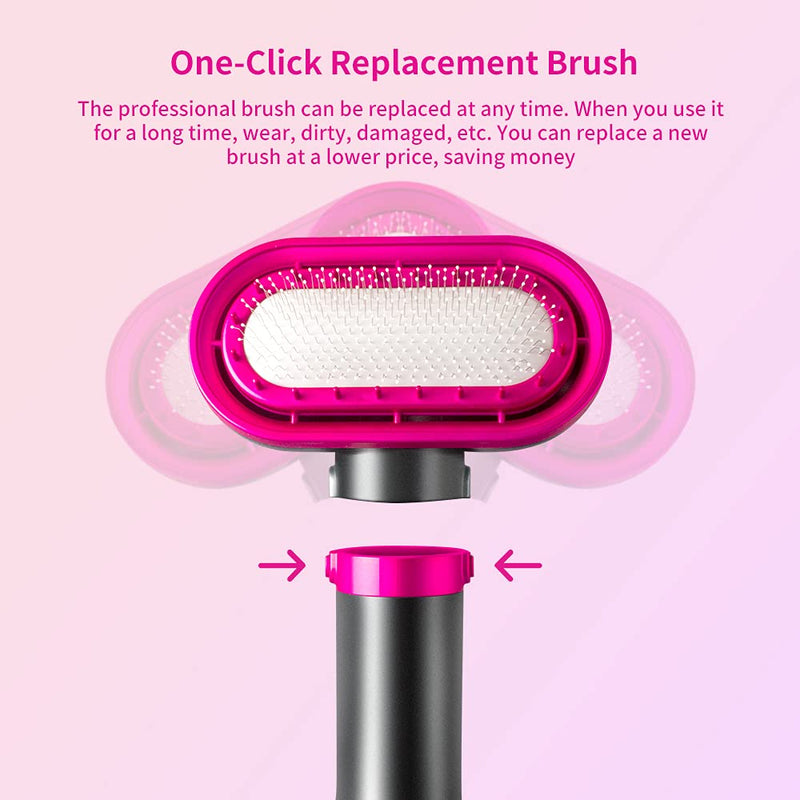 Upgraded Pet Hair Dryer Brush,2 in 1 Pet Grooming Dryer for Small/Medium Dog & Cat,2 Heat Settings & 3 Adjustable Blowing Dryer - BeesActive Australia