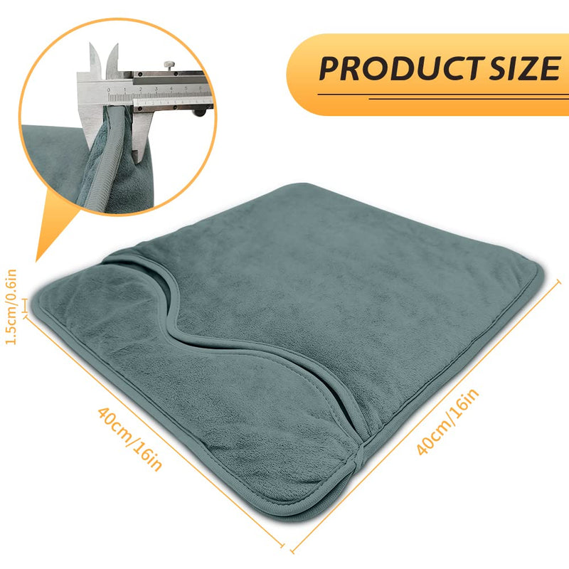 Cuplu 40x40 Electric Foot Warmer, Auto Shut Off - Washable Electric Feet with 6 Heat Levels 4 Timers, Warmer Fast Heating Pad Cushion for Foot, Back and Full Body for Women Men(Darkgray)� - BeesActive Australia