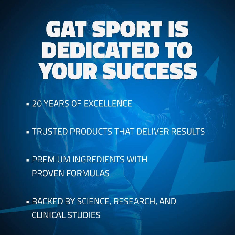 GAT Sport Nitraflex Advanced Pre-Workout Powder, Increases Blood Flow, Boosts Strength and Energy, Improves Exercise Performance, Creatine-Free (Blue Raspberry, 30 Servings) Blue Raspberry 30 Servings (Pack of 1) Standard Packaging - BeesActive Australia
