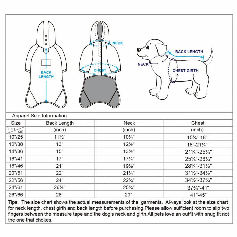 Blueberry Pet 4 Colors Waterproof Dog Softshell Jacket, Hooded Raincoat and Windbreakers Size 18 (Pack of 1) Lilac - BeesActive Australia