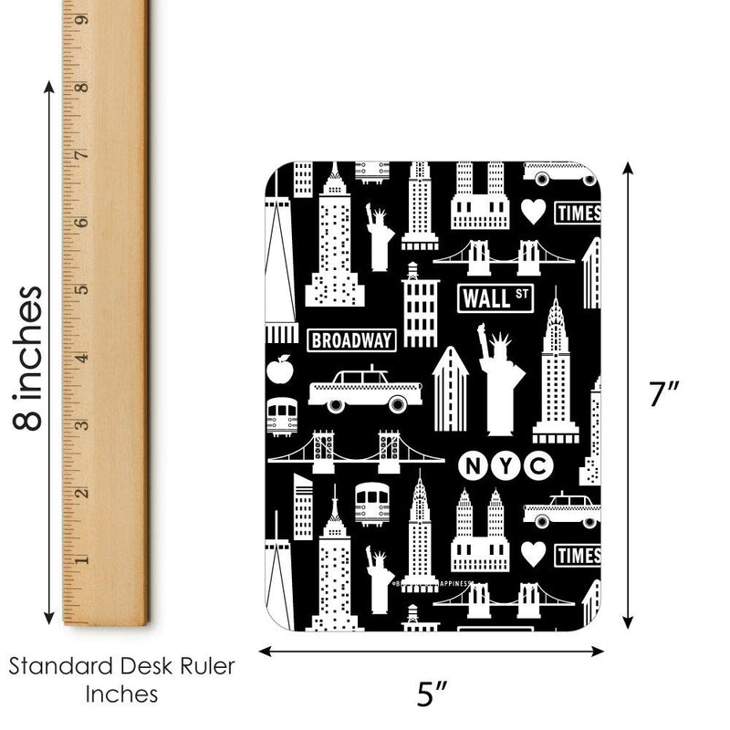 Big Dot of Happiness NYC Cityscape - Bar Bingo Cards and Markers - New York City Party Bingo Game - Set of 18 - BeesActive Australia