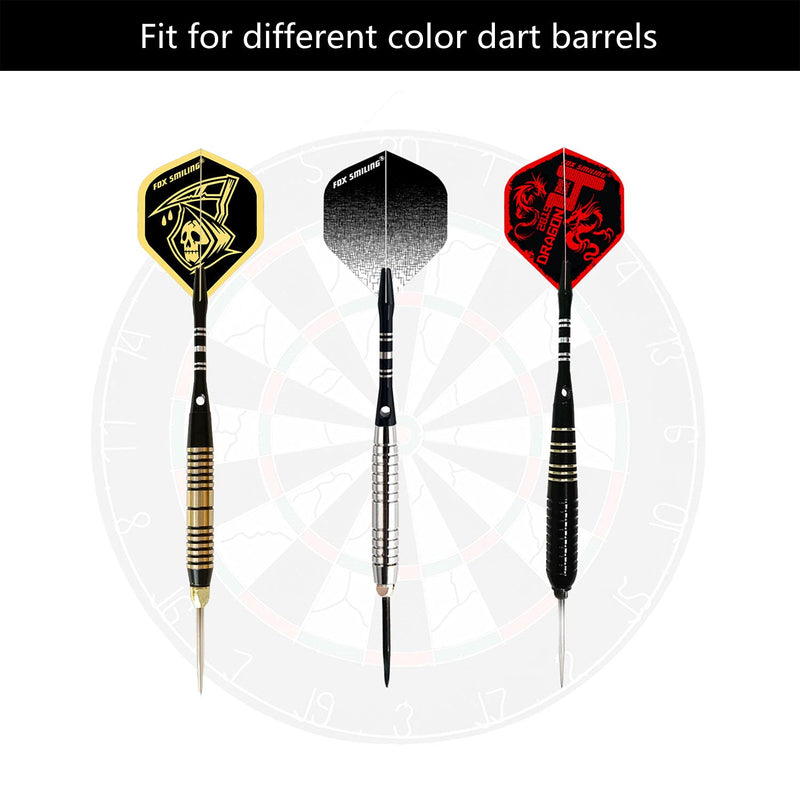 FOX SMILING Dart Steel tip Converter Points 2BA, Replacement Tips for Soft Tip Become Metal Needel Tips Darts 18pcs iron tips - BeesActive Australia