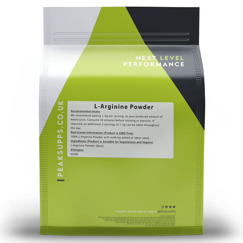L-Arginine Powder 250g - Pure | Vegan | Pre Workout - BeesActive Australia