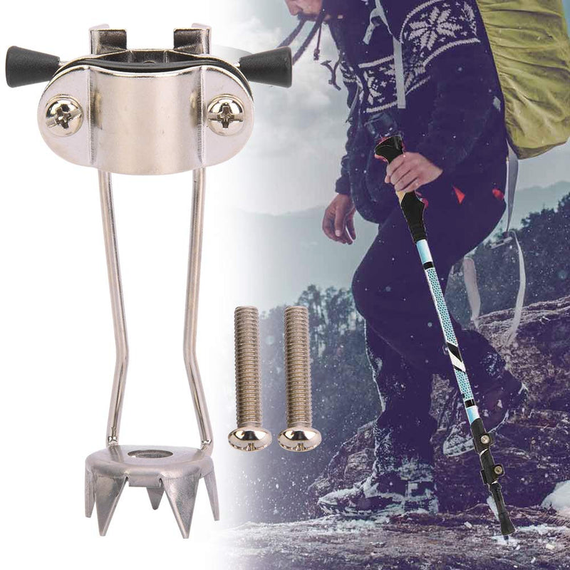 FastUU Ice Cane Tip, High Strength Ice Tip Attachment, Stainless Steel Non-Slip Climbing for Ice Snow - BeesActive Australia