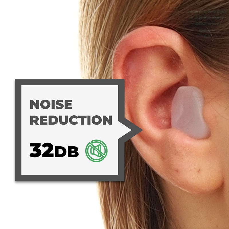 PQ Wax Ear Plugs for Sleep - 15 Silicone Wax Earplugs for Sleeping and Swimming - Gel Ear Plugs for Noise Cancelling, Ear Protection - Sleeping Earplugs with Sound Blocking Level of 32 Db (15-Pillows) - BeesActive Australia