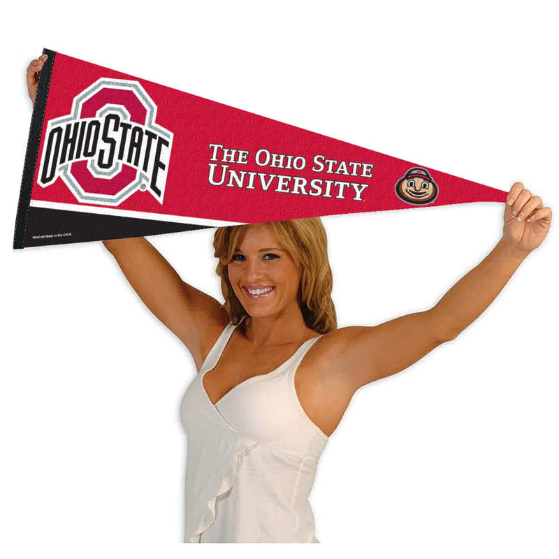 College Flags & Banners Co. Ohio State Pennant Full Size Felt - BeesActive Australia