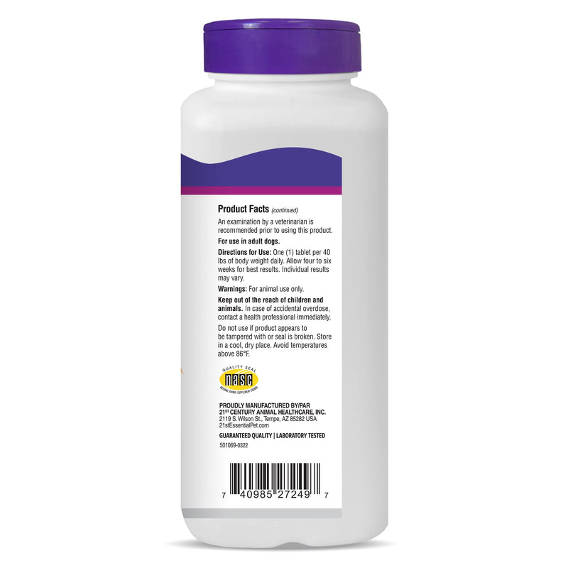 Essential Pet Products Adult Dog Hip & Joint Support Chewable Tablet Age 5+ with 500mg Glucosamine and 400mg Chondroitin, 120-Count - BeesActive Australia