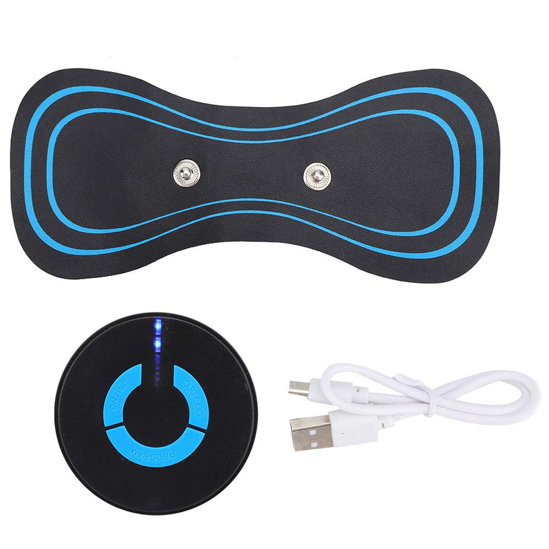 Electric Neck Massager,Cervical Massage Pad EMS Muscle Stimulator to Relieve Pressure, Mini Neck Massager 6 Modes and 6 Gears Massage Intensities Cervical Vertebra Massage Device(Rechargeable Type) Rechargeable Type - BeesActive Australia