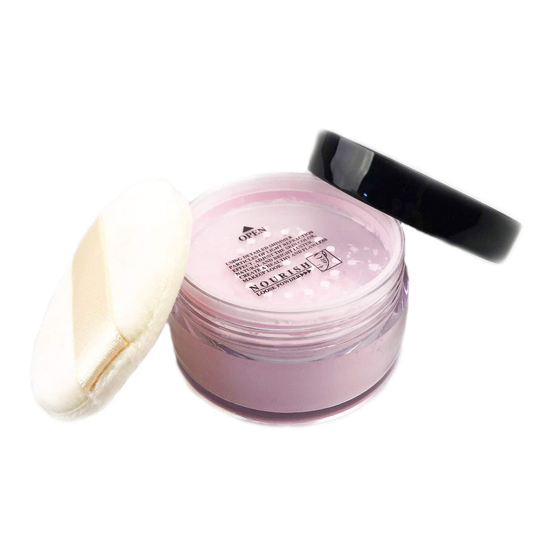 Mallofusa Translucent Loose Face Powder Makeup Palette Oil -Control Loose Setting Powder Foundation Warm Pink (4#) 1034004D - BeesActive Australia