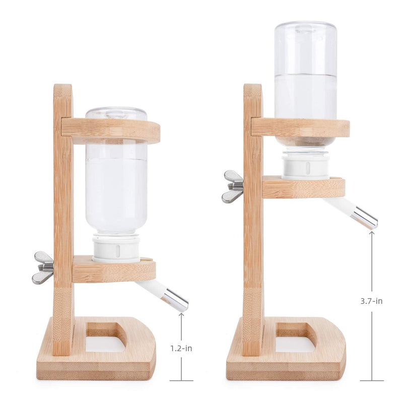 Niteangel Water Bottle with Stand for Syrian Dwarf Hamsters Gerbils Mice Rats Degus Small pet Rodents White - BeesActive Australia