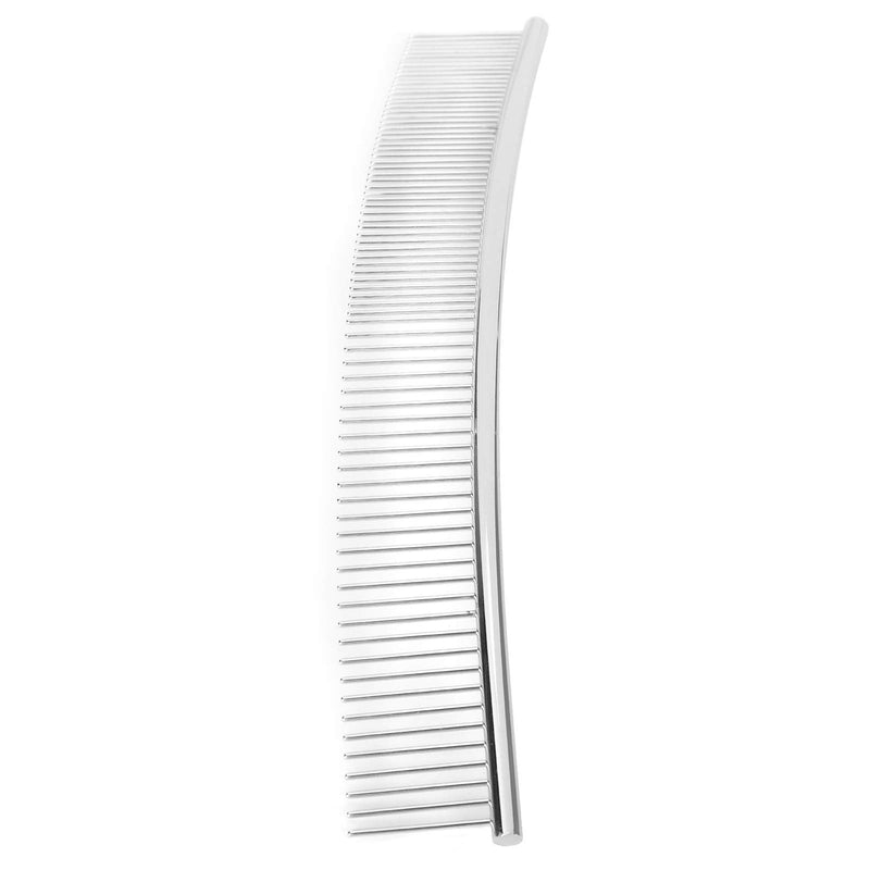 cersalt Pet Grooming Opening Knot Comb Curved Comb Pets Dogs Combs, Removal Brush Knot Comb Puppy for Pets Dogs Grooming Half thin and half dense, curved comb - BeesActive Australia