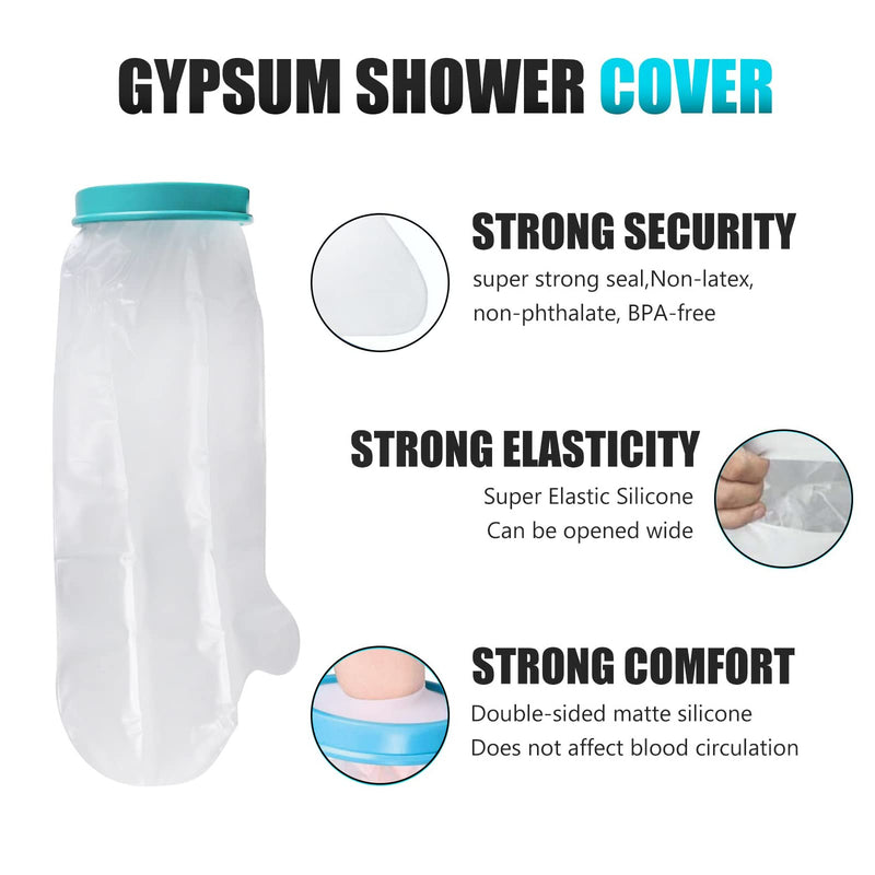 Waterproof Cast Cover Arm, Waterproof Arm Cover for Shower, Waterproof Cast Cover Arm Adult, Plaster Cast Waterproof Cover Arm for Bandages, Plasters, Waterproof Hand Cover for Shower, for Adult, Kids - BeesActive Australia