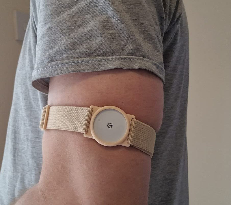 CGM Clips UK - Sensor Armband Holder/Protector Compatible with Freestyle Libre 1/2 - Skin - BeesActive Australia