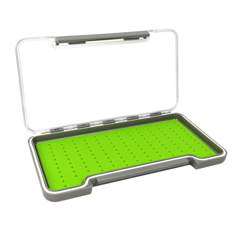Aventik Silicone Super Slim Fishing Box Waterproof Fly Fishing Boxes Stroage and Trags(2pcs-G048LB) 2pcs-g048lb - BeesActive Australia