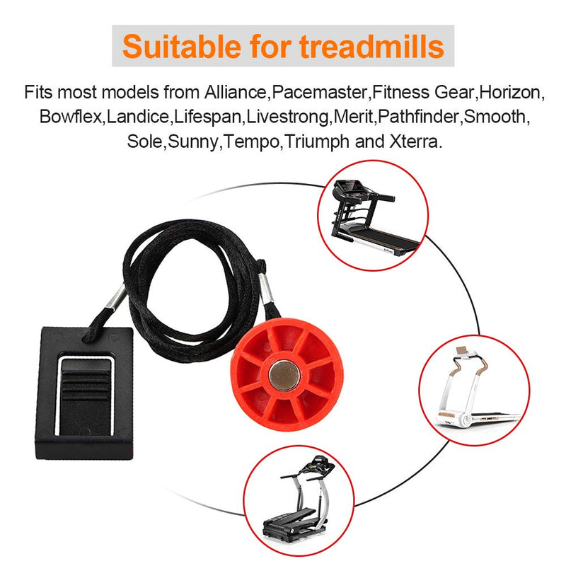 Treadmill Universal Magnet Safety Key for All NordicTrack, Proform, Image, Weslo, Reebok, Epic, Golds Gym, Freemotion, and Healthrider Treadmills Round - BeesActive Australia