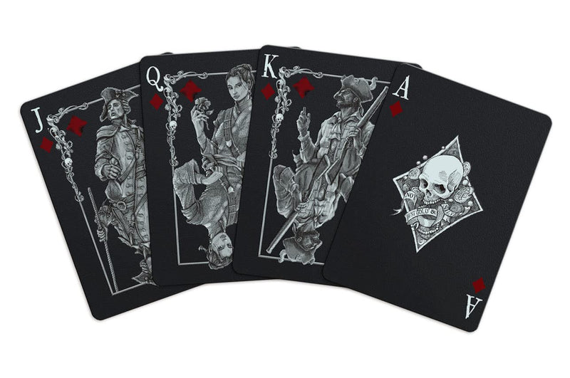 Gents of Fortune Playing Cards Black Flag Edition Waterproof Gent Supply - BeesActive Australia