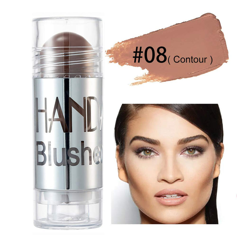 MEICOLY Highlight Contour Stick Face Highlighter Blush Waterproof Glow Subtle Shimmer Cream Pen Chubby 3D Brighten Makeup,3pcs Set - BeesActive Australia