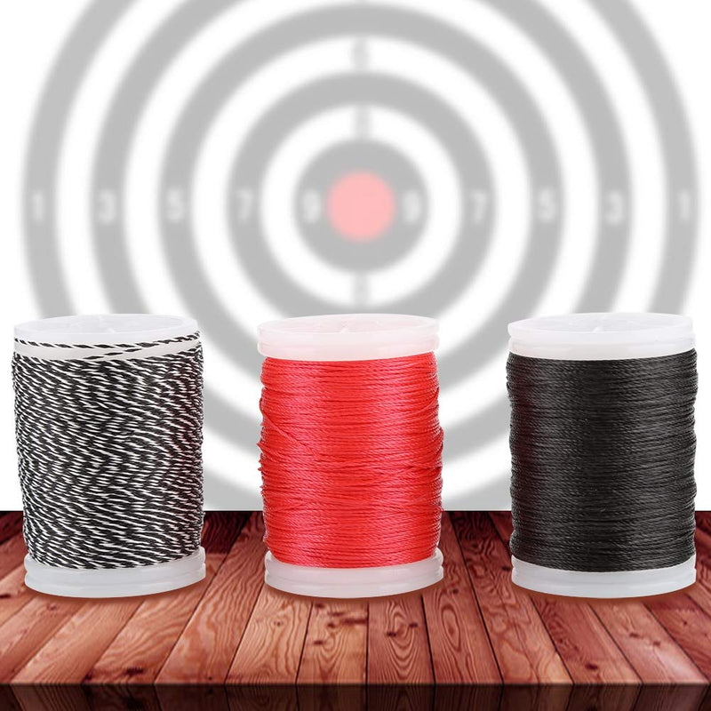 Aosiyp Bow String Serving Thread,120m Strong Pull Archery Protector Durable Nylon String Serving Thread Replacement for Bowstring Archery Supplies Black - BeesActive Australia