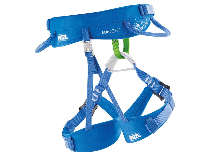 Petzl MACCHU Kids' Climbing Harness - Adjustable Seat Harness for Children Less Than 40kg / 88 lbs Violet One Size - BeesActive Australia