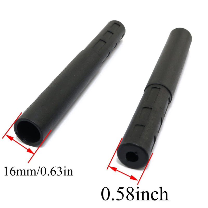 Pro Bamboo Kitchen Golf Shaft Extension 2PCS 0.580-0.595Inch 5Inch Length Golf Club Steel Shaft Extension Golf Club Spare Parts Repair Equipment for Iron Wood Putter - BeesActive Australia
