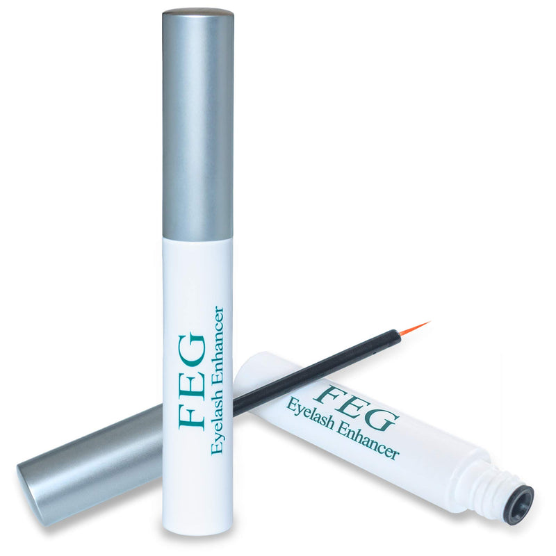 FEG Eyelash Rapid Eye Lash Growth Serum | For Lash and Brow | Fast Effective Growth Creates Longer & Darker Eyelashes | Best Natural Eyelash Serum to Grow Lashes in the Market | 2 Pack - BeesActive Australia