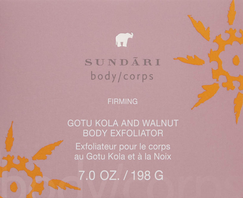 SUNDÃRI Gotu Kola and Walnut Body Exfoliator - BeesActive Australia