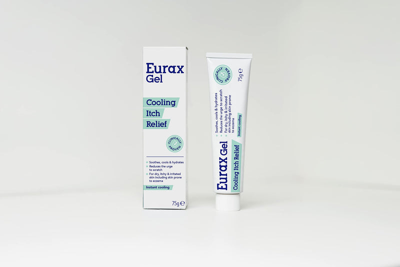 Eurax Cooling Itch Relief Gel 75 g, Proven to Soothe, Hydrate & Instantly Cool Dry, Itchy & Irritated Skin - BeesActive Australia