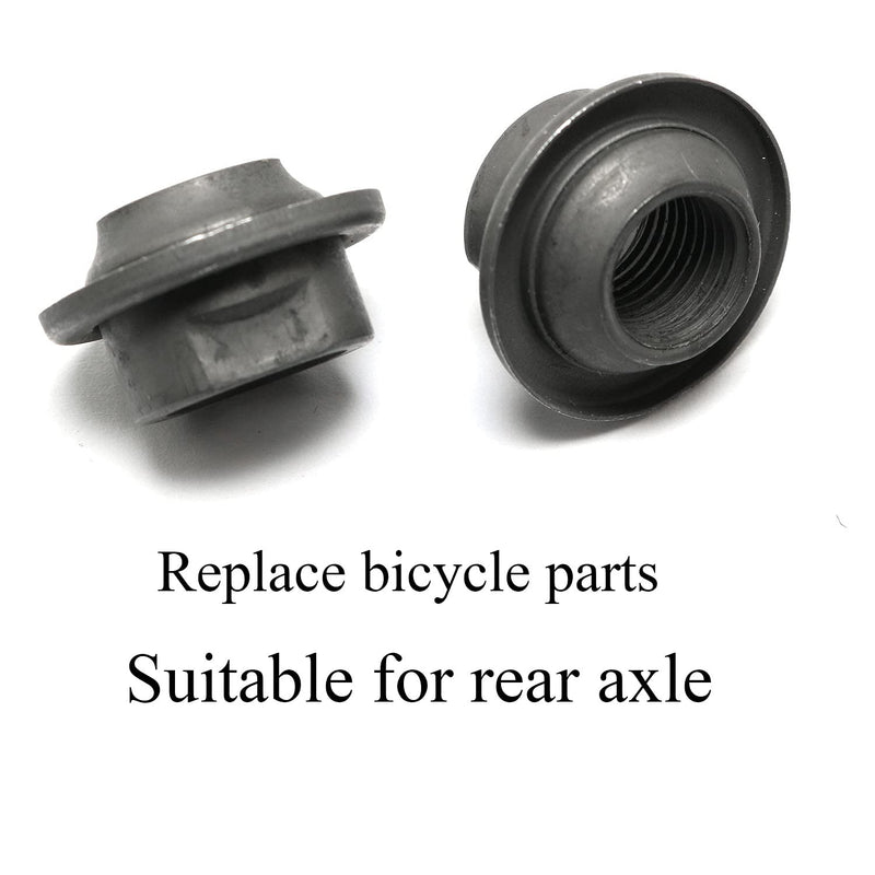 Pro Bamboo Kitchen 4pcs Bike Bicycle Front/Rear Axle Nuts Hub Nuts Cone Nuts Dust Protector 8mm Front Axle Nut 9.5mm Rear Axle Nut - BeesActive Australia