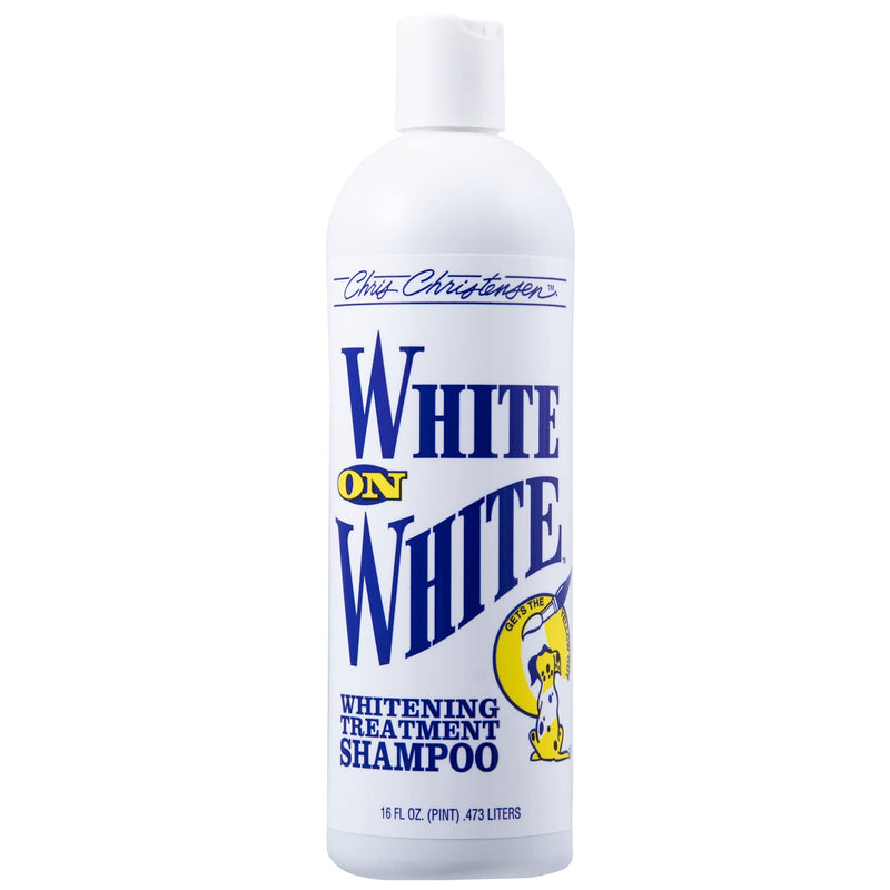 Chris Christensen Shampoo & Conditioner 16 oz Bundle, White on White Shampoo + Ice on Ice Detangling Conditioner Spray, Groom Like a Professional, Made in USA - BeesActive Australia