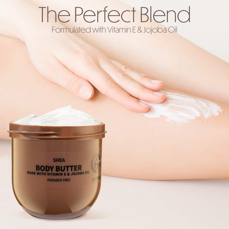 Lovery Shea Whipped Body Butter - 6oz Ultra-Hydrating Shea Butter Body Cream Enriched with Jojoba Oil and Vitamin E - Natural Skin Moisturizer for Men and Women for Sensitive, Normal and Dry Skin - BeesActive Australia