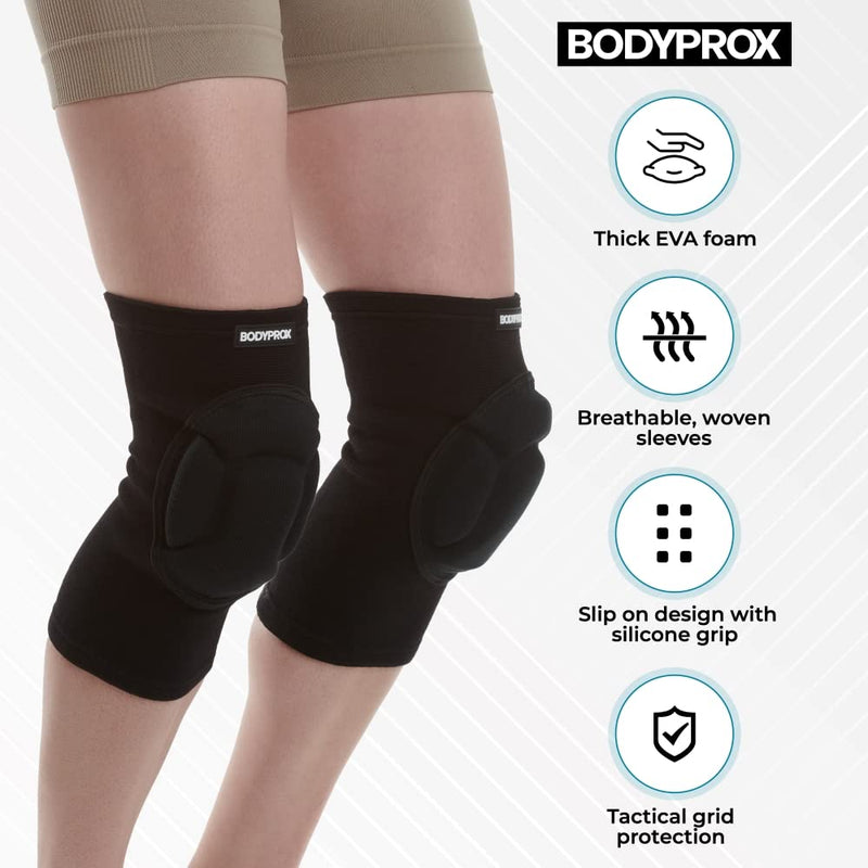 Protective Knee Pads, Thick Sponge Anti-slip, Collision Avoidance Knee Sleeve Large - BeesActive Australia