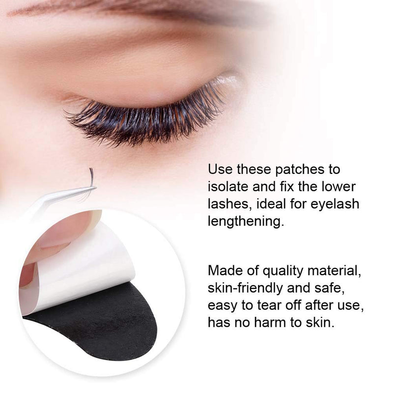 Under Eye Pads, 50 Pairs Eye Gel Pads, Eyelash Extension Pads for Eyelash Extensions Eye Mask Beauty Tool, Black - BeesActive Australia