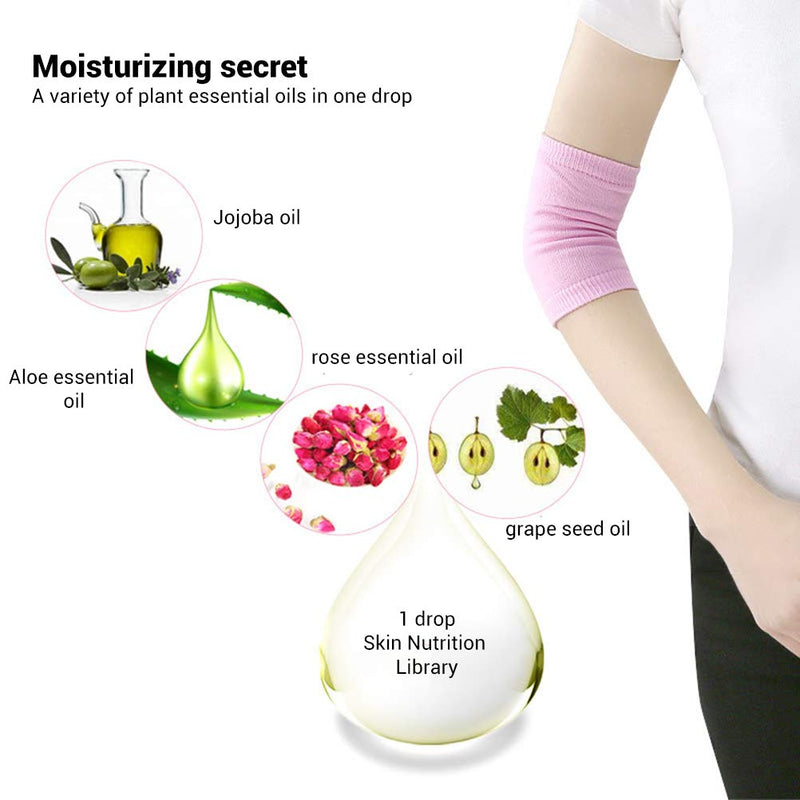 QoFina Gel Elbow Pads, Silicon Gel Elbow Sleeves Breathable Elbow Protection Cover Gel Elbow Protector for Dry Skin - BeesActive Australia