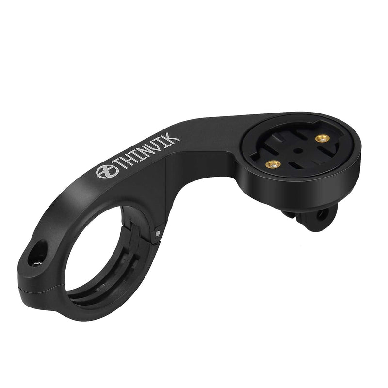 Thinvik Bike Computer Mount Bicycle Out Front Mount for Garmin Edge 1030 1000 830 820 810 800 530 520 Plus 520 510 500 200 25 Touring and Touring Plus Compatible with 31.8mm 25.4mm Handlebar Black Pro - BeesActive Australia