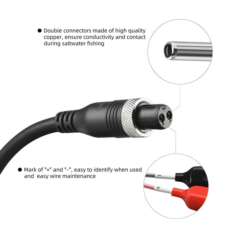 [AUSTRALIA] - GOMEXUS Power Cord Air Cord for Daiwa Tanacom Shimano Plays ForceMaster Electric Reels Power Cable 270cm 500cm 8.86ft 