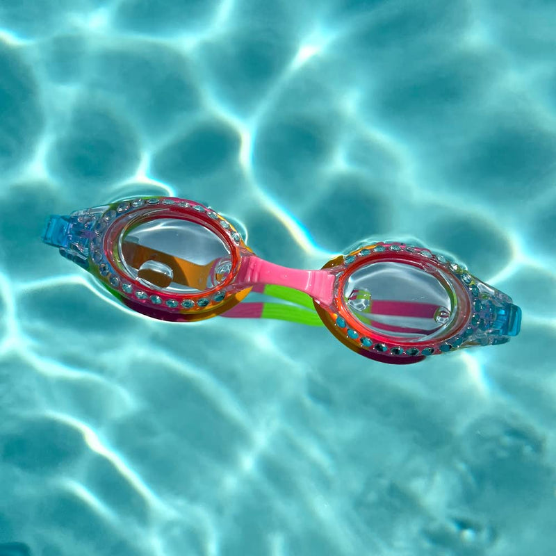 GlamBaby Samira Kids Swim Goggles - 100% UVA/UVB Protection - Ultimate protection for Kids while in water - Lightweight, Stylish, Durable Swim Goggles - BeesActive Australia