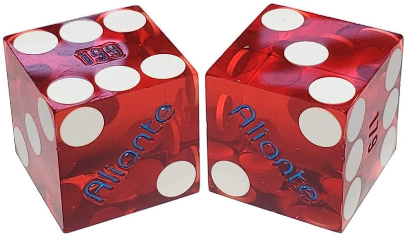 Cyber-Deals Wide Selection Craps Bundle Set: Las Vegas Style Felt Layout + Pair 19mm Authentic Nevada Casino Table-Played Dice - BeesActive Australia