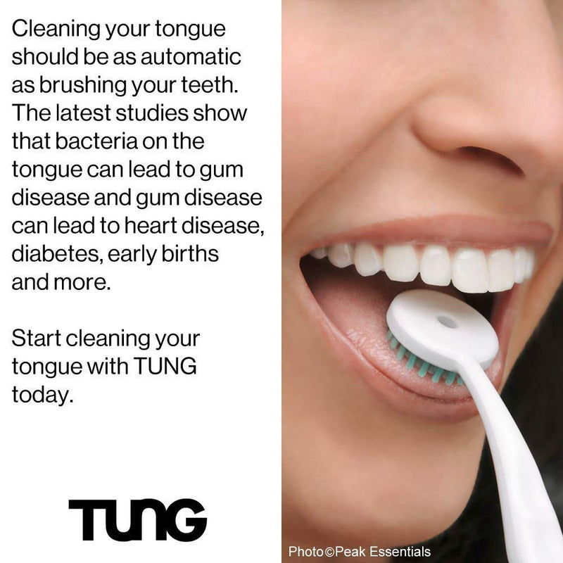 TUNG Gel Natural with Mint Blast 3oz (85g) | Tongue Cleaner | Fights Bad Breath | Eliminates Odour | Halitosis | for Fresh Breath Pack of 2 - BeesActive Australia