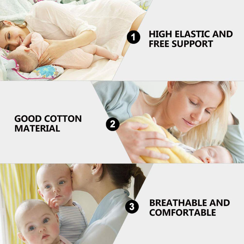 EXCEART 2 Rolls Postpartum Belly Band Gauze Cotton Breathable Maternity Pregnancy Recovery Belly Wrap for Women Girls Waist Slim Supply (White L ï¼‰ - BeesActive Australia