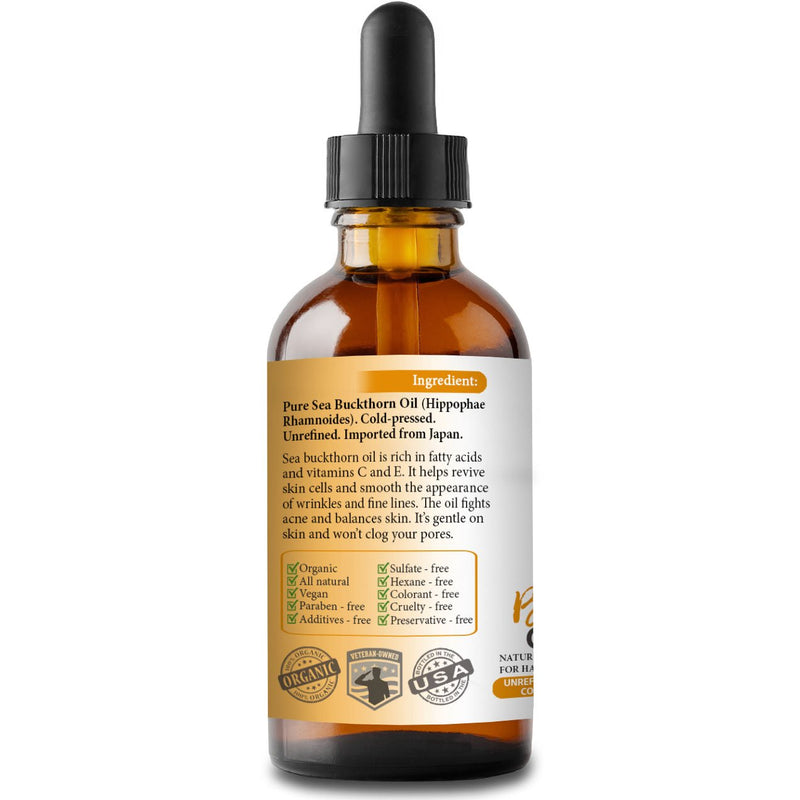 NEW Rosehip Seed Oil. 4oz. Cold-pressed. Unrefined. Organic. 100% Pure. Anti-aging. Hexane-free. Improves the Appearance of Wrinkles, Scars. Natural Moisturizer. For Hair, Skin, Nails, Stretch Marks. - BeesActive Australia