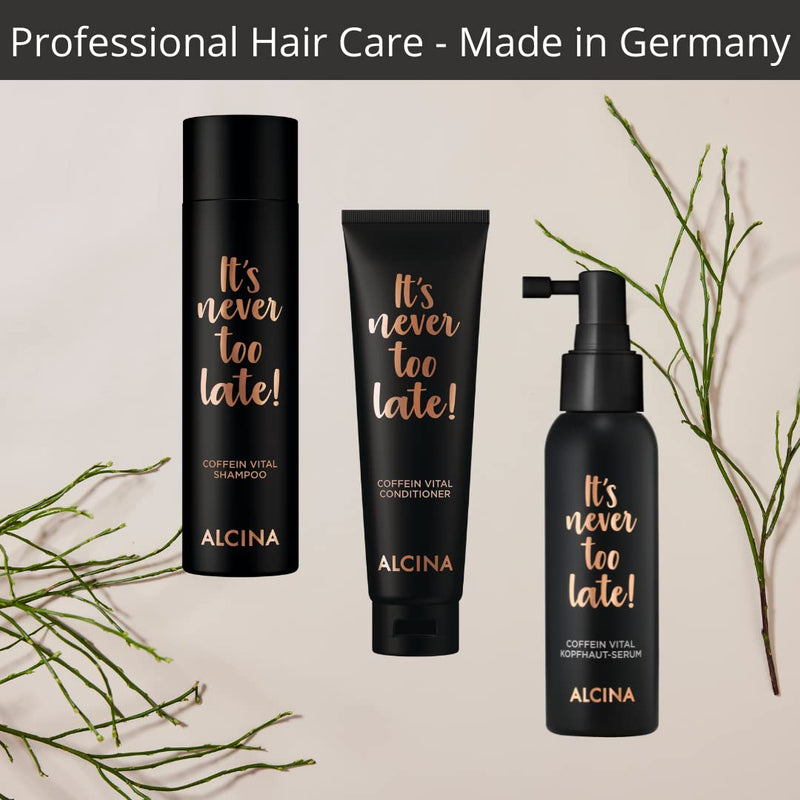 ALCINA Caffeine Vital Shampoo Conditioner and Hair Growth Serum Set | For Longer and Stronger Hair | Professional Hair Care Made in Germany - BeesActive Australia