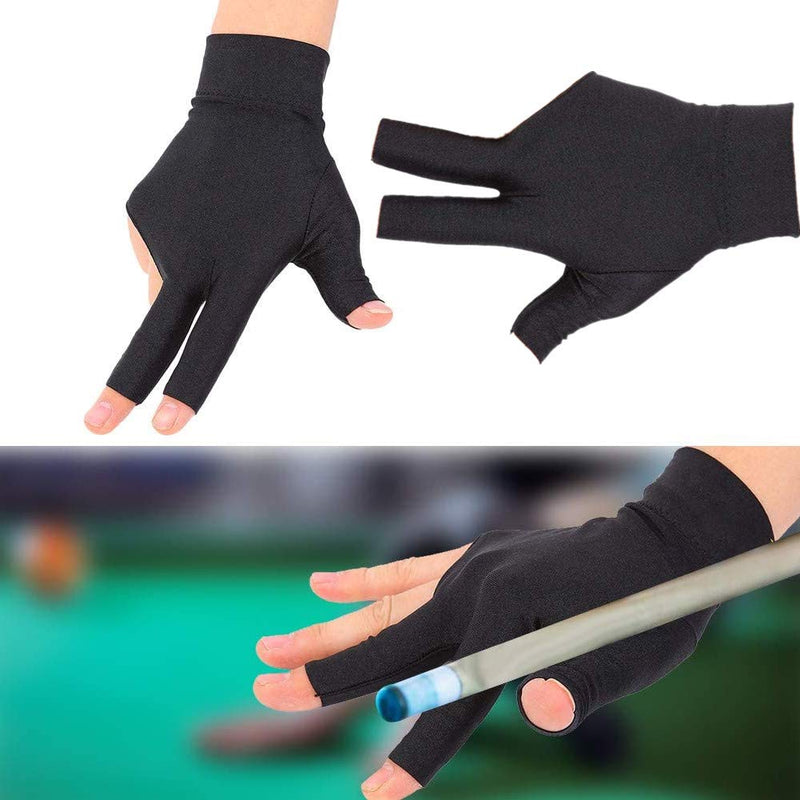 2 Pcs Billiard Gloves 3 Fingers Professional Show Snooker Billiard Pool Gloves for Man Woman - BeesActive Australia