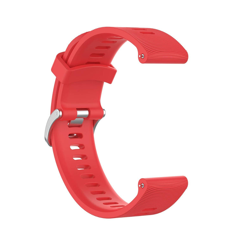 QGHXO Band for Garmin Forerunner 245, Soft Silicone Replacement Band for Garmin Forerunner 245 / Forerunner 645 (No Tracker, Replacement Bands Only) A-Black&Red&Navy - BeesActive Australia