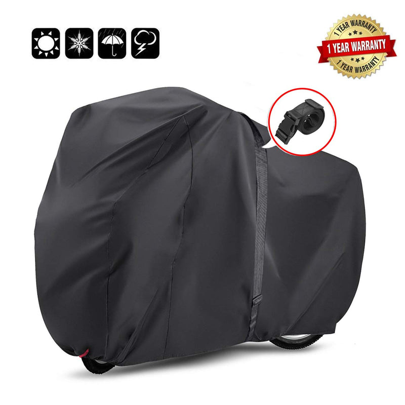 EUGO Bike Cover for 2 or 3 Bikes Outdoor Waterproof Bicycle Motorcycle Covers XL XXL Oxford Fabric Rain Sun UV Dust Wind Proof for Mountain Road Electric Bike Tricycle 210D-XL for 2 bikes - BeesActive Australia