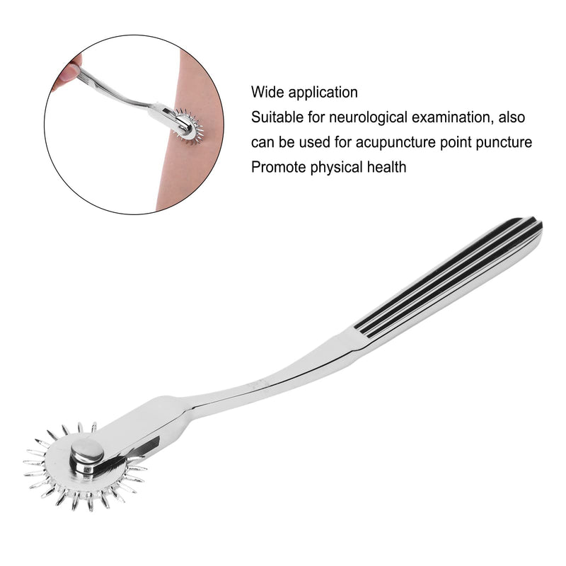 Neuro Pinwheel, Portable Medical Ergonomic 22 Metal Spikes Wartenberg Pinwheel Zine Alloy for Testing Nerve Sensitivity - BeesActive Australia