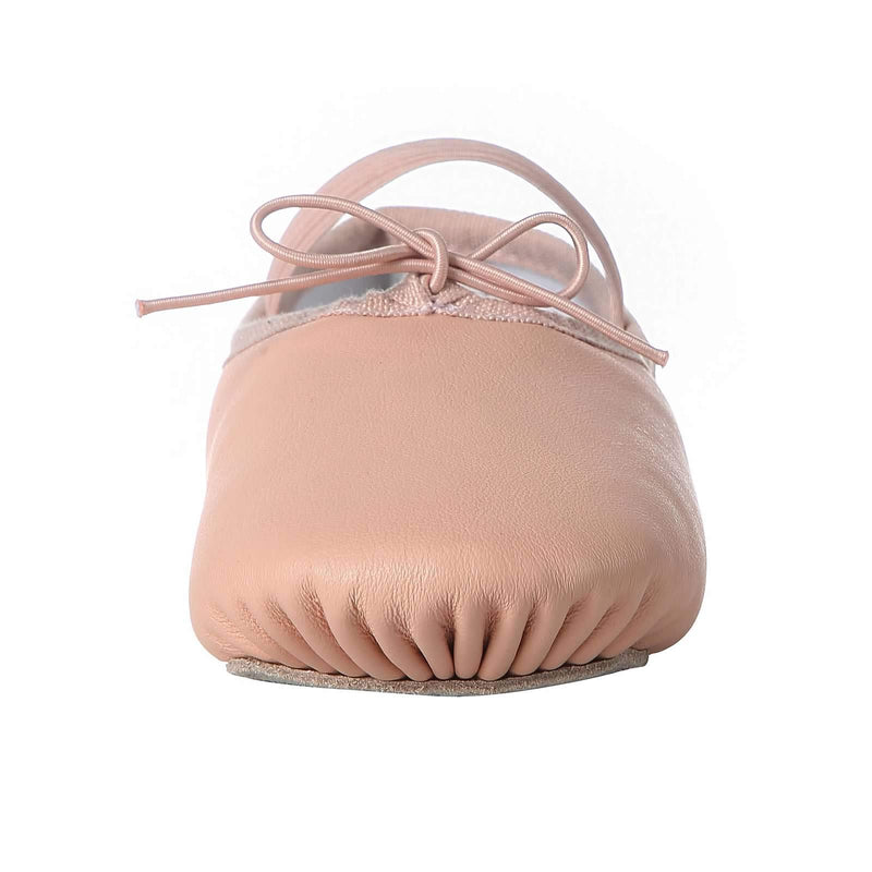 [AUSTRALIA] - Linodes Leather Ballet Shoes/Ballet Slippers/Dance Shoes (Toddler/Little/Big Kid/Women) 4 Big Kid Nude (Ballet Pink) 