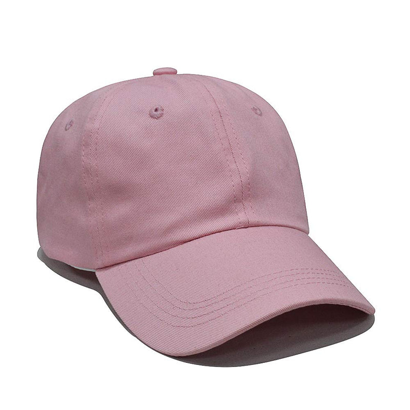 Plain Baseball Cap, 100% Cotton Classic Baseball Hat, Low Profile Plain Adjustable Dad Caps for Men and Women Pink - BeesActive Australia